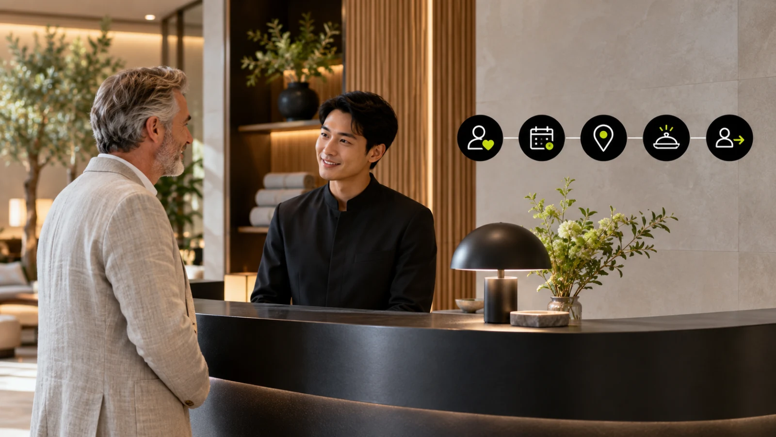 Concierge digital con IA que conserva contexto y completa acciones
